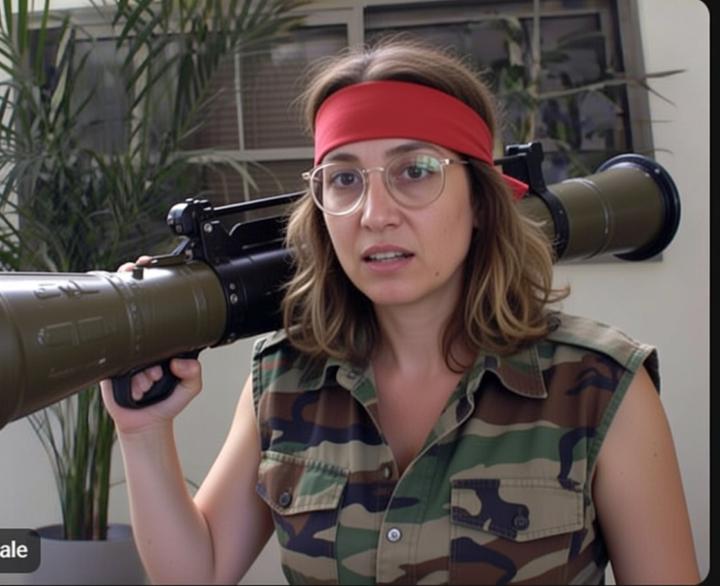 Hila with an RPG