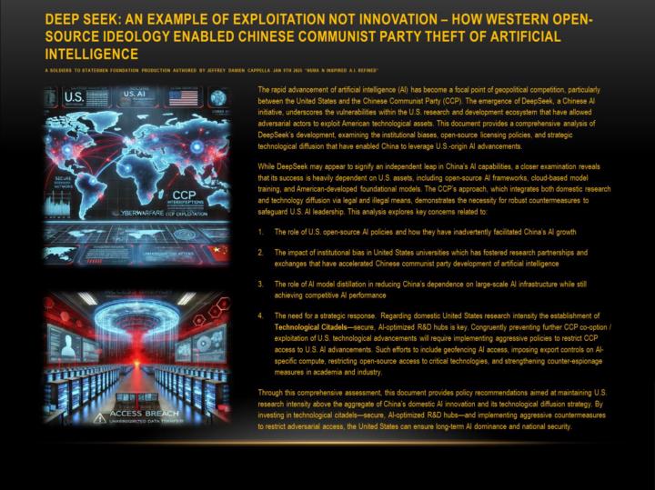 Predation Disguised as Progress: Why the Chinese Communist Party’s AI Strategy Demands a Firm U.S. Response