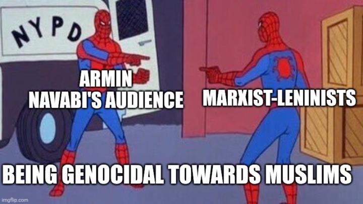 This isn't horseshoe theory because MLs aren't left wing. 