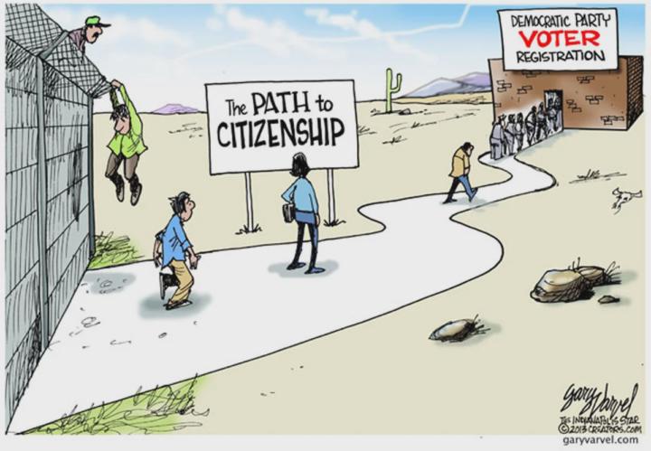 The Democrat's "Voters of Color Replacement Strategy" Open Boarders at The Polls