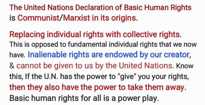 God-Given Inaliable Rights 