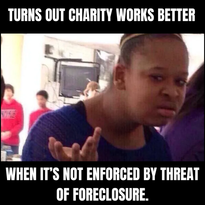 If a program is worth funding, people will fund it—voluntarily.