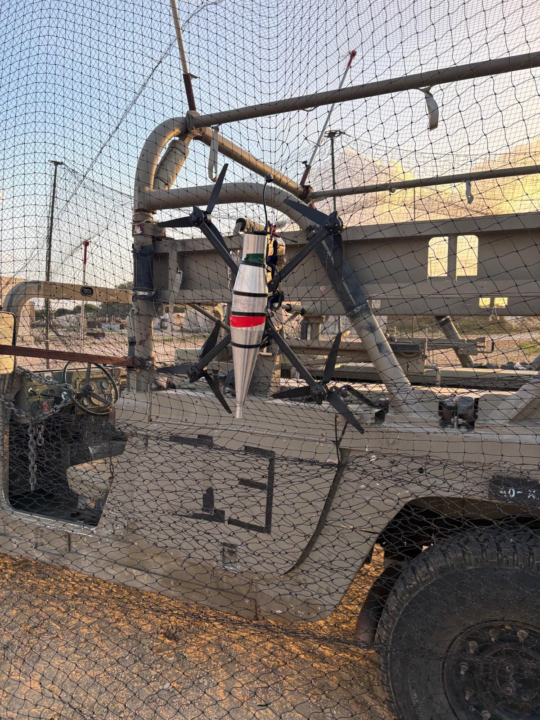 IDF Deploys Massive Anti-Drone Netting
