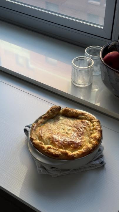 High Protein Comforting Chicken Pot Pie