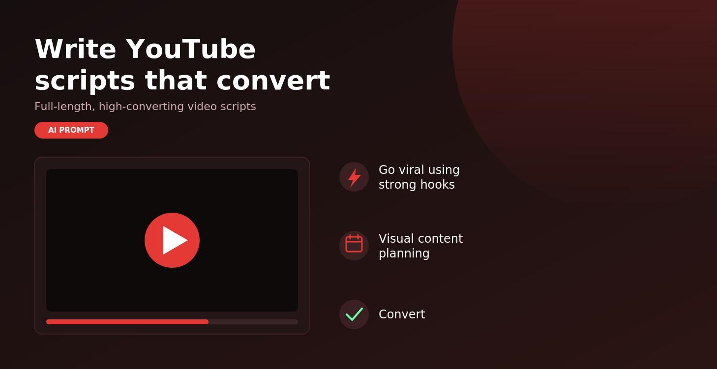 Write YouTube Scripts That Convert