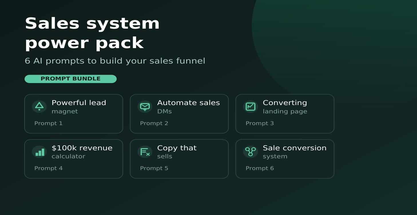 Sales System Power Pack