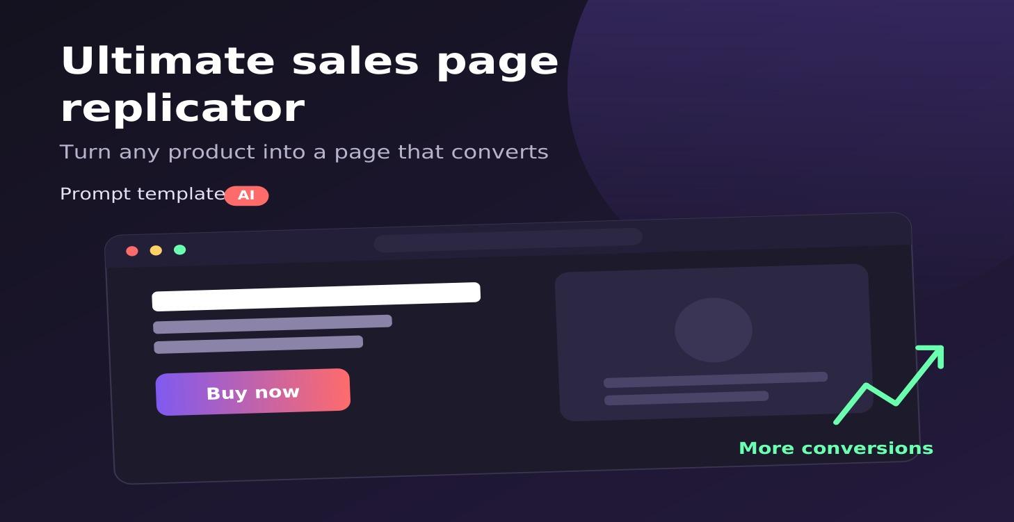 Ultimate Sales Page Replicator