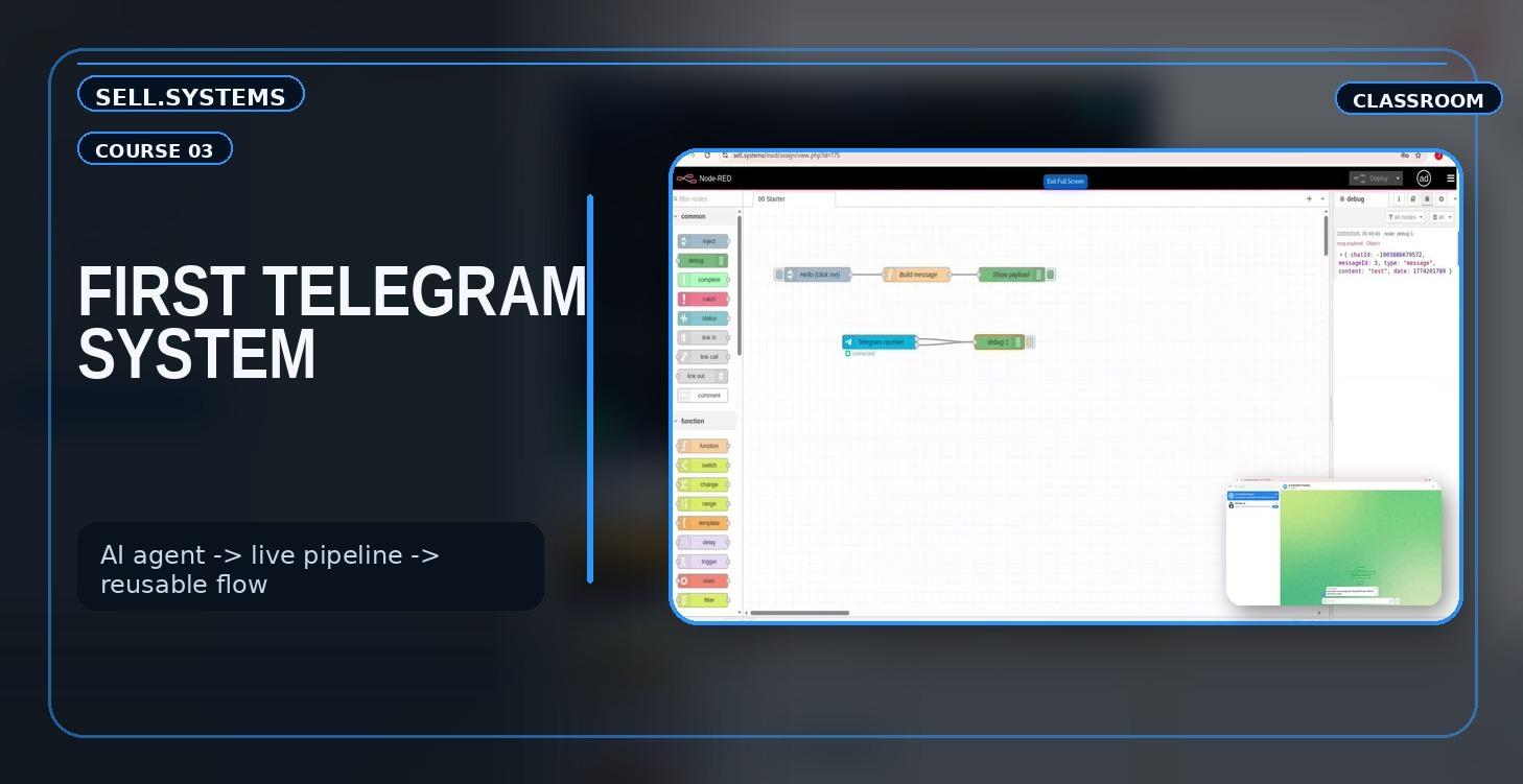 03 AI Agent Systems: Telegram Pipeline