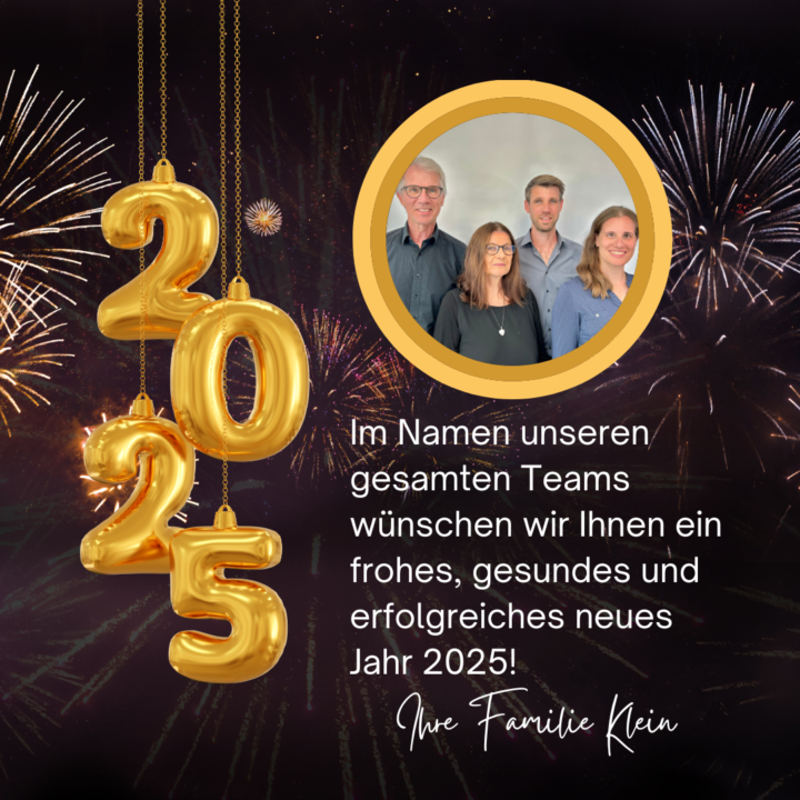 Wir wünschen ein frohes neues Jahr! 😊