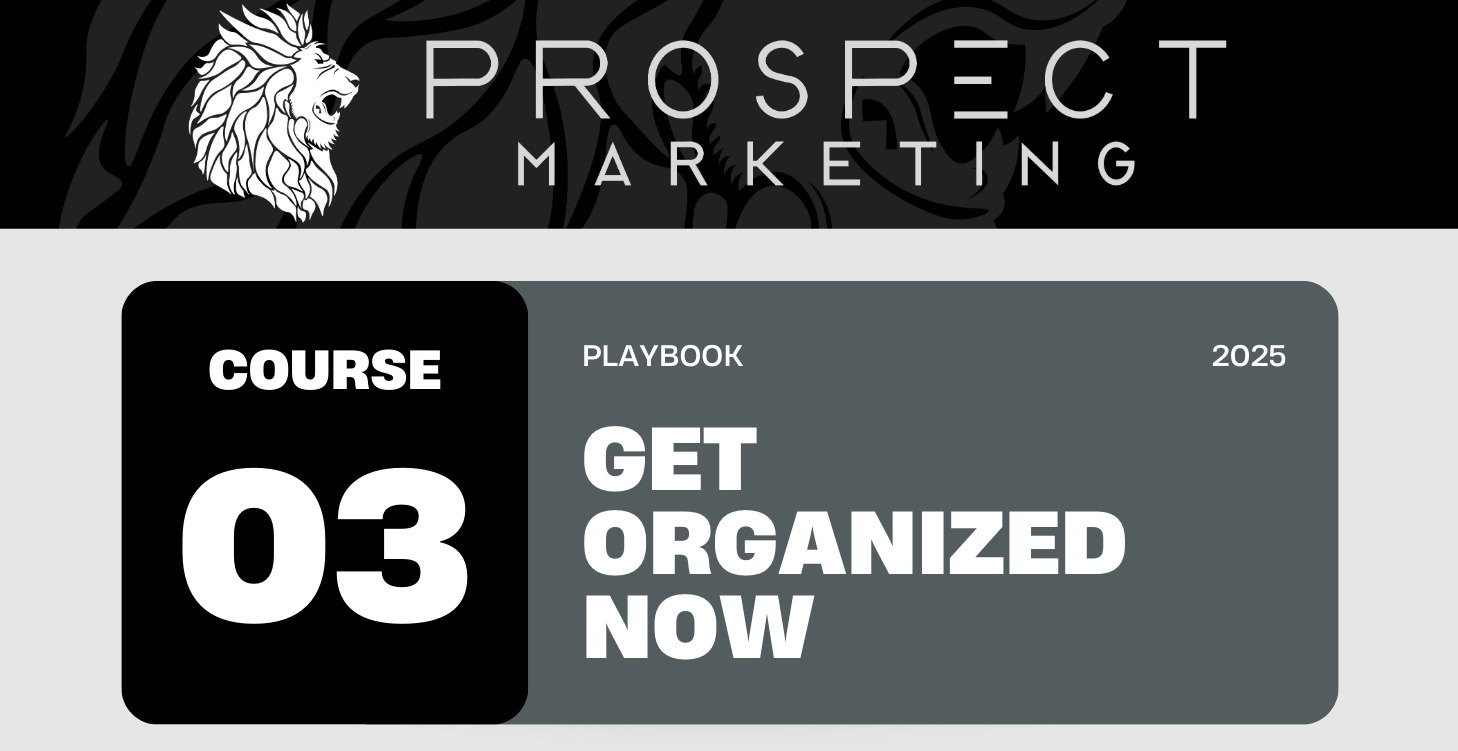 Get Organized Now