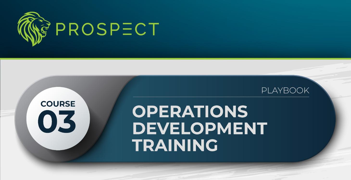 Operations Development Training