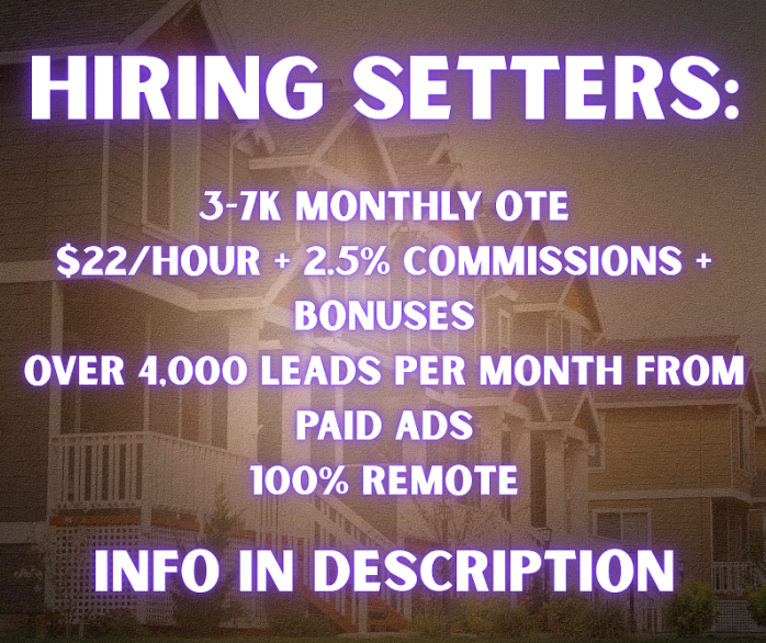 Hiring for Setters