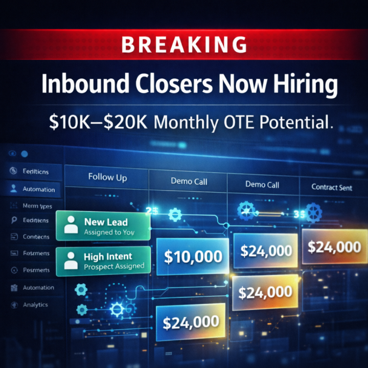 Hiring for more Closers