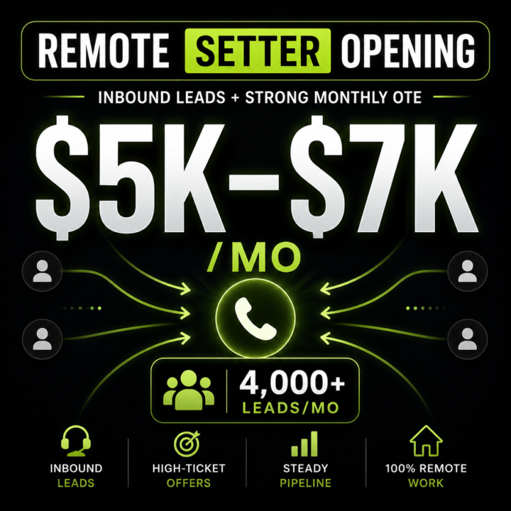 Hiring Inbound Setters