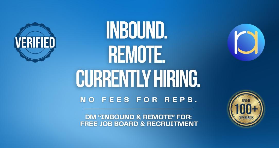 Inbound & Remote Sales Jobs