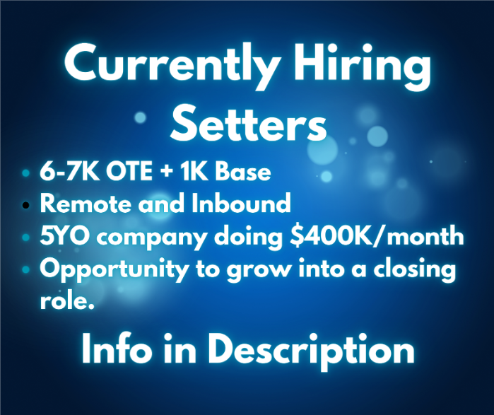 Hiring for setters