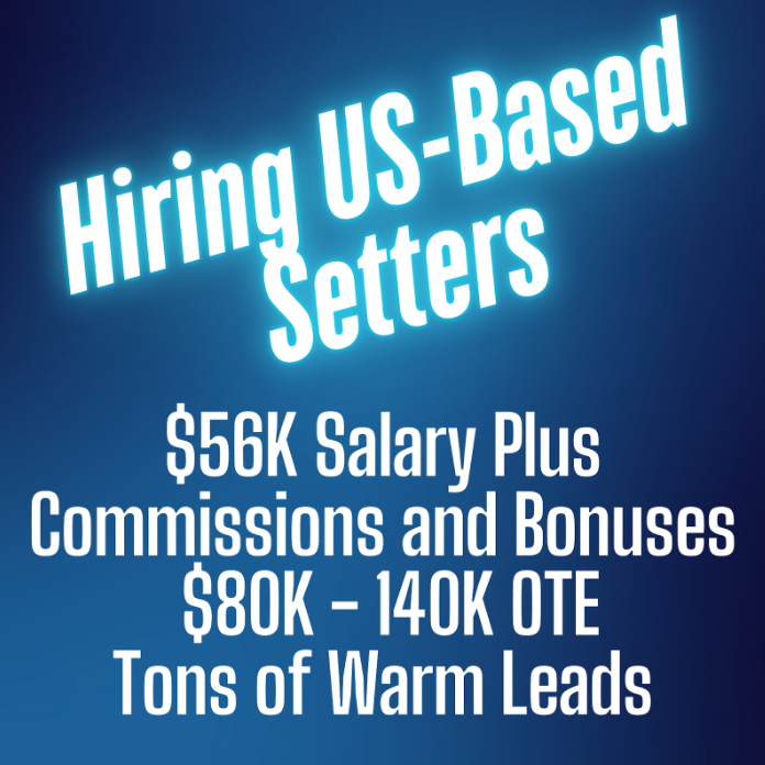We're Hiring Setters