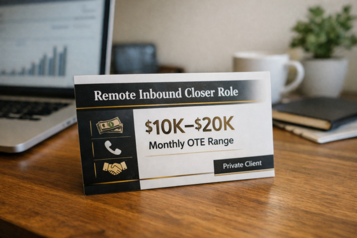 Hiring Inbound Closers