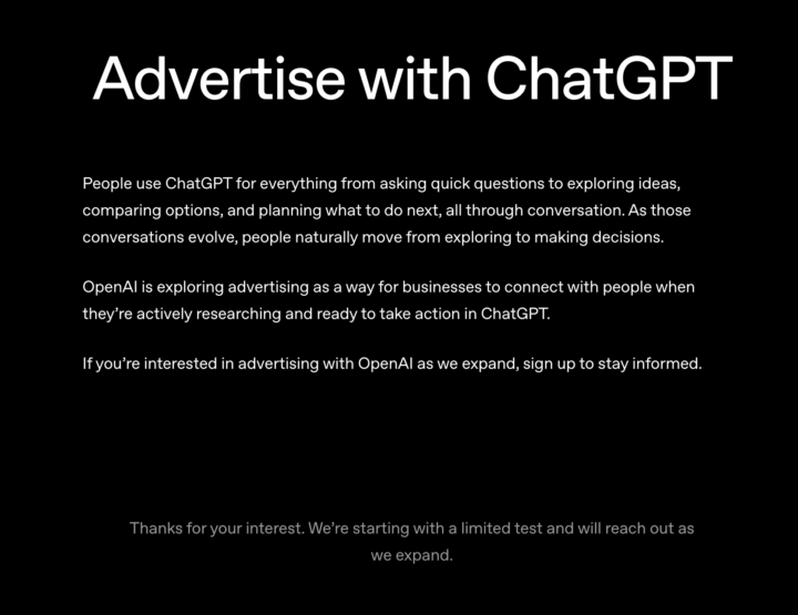 CHAT GPT ADS EARLY ACCESS! Massive! Sign UP FREE NOW!