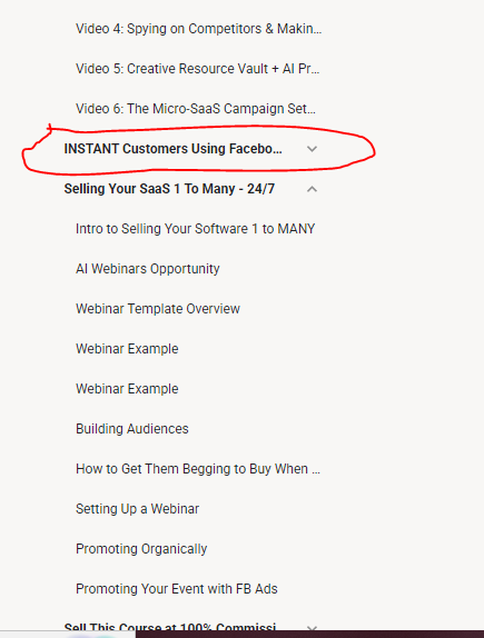 FB Ad Section not working