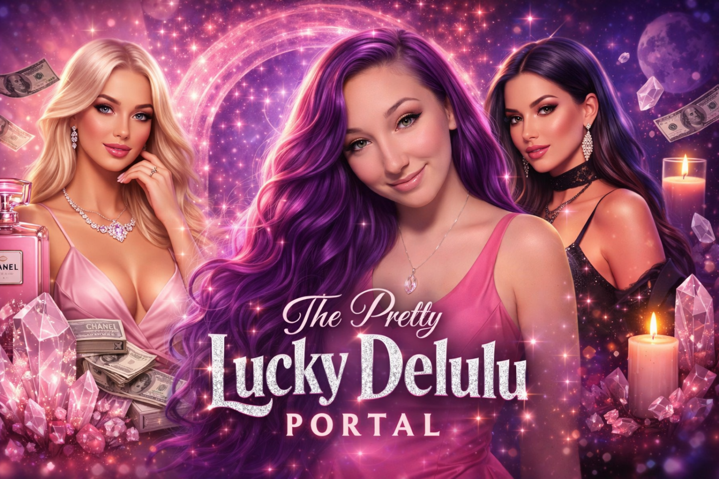 The Pretty Lucky Delulu Portal