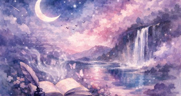 Poetry and watercolor