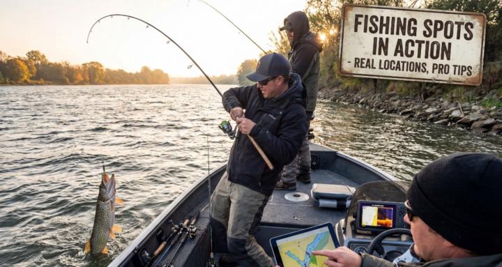 Fishing Spots In Action