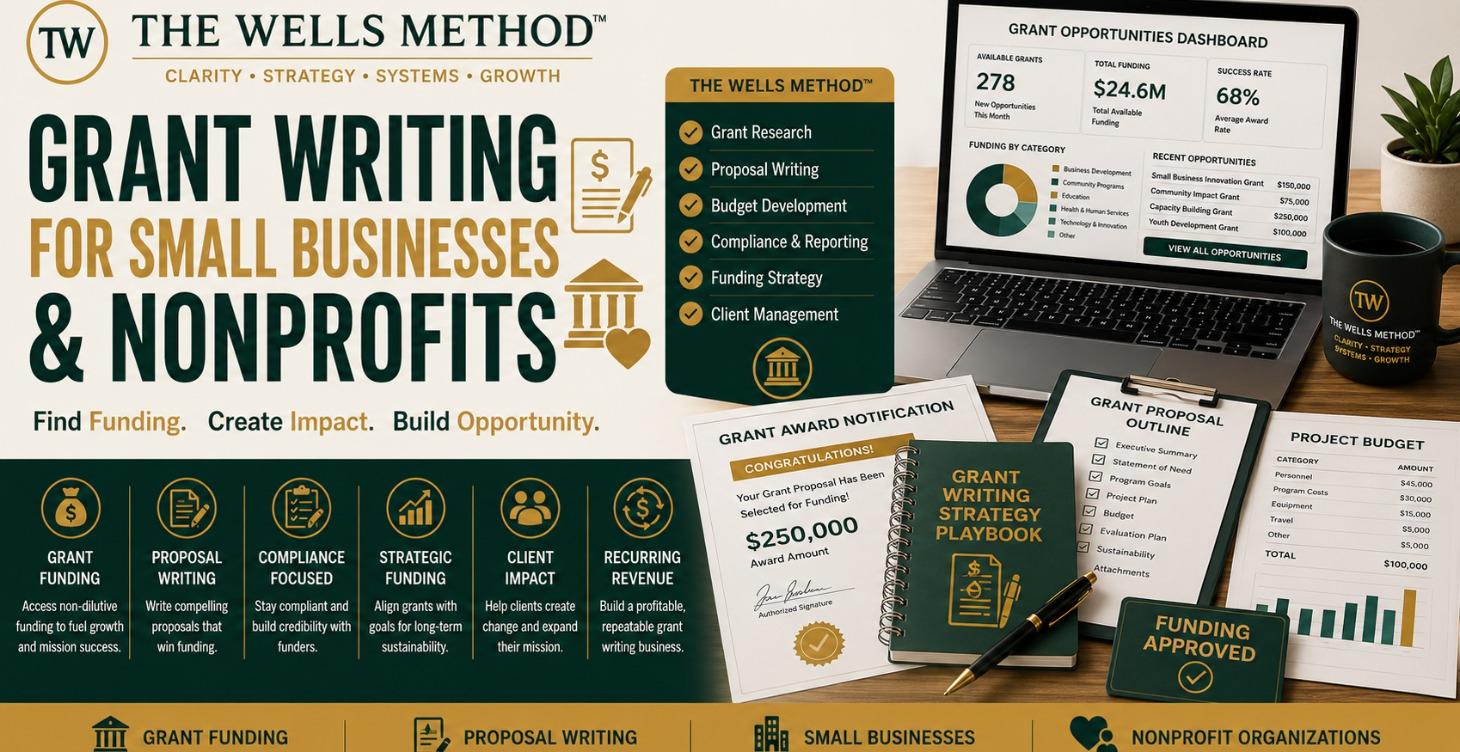 Grant Writing for Small Businesses & Nonprofits