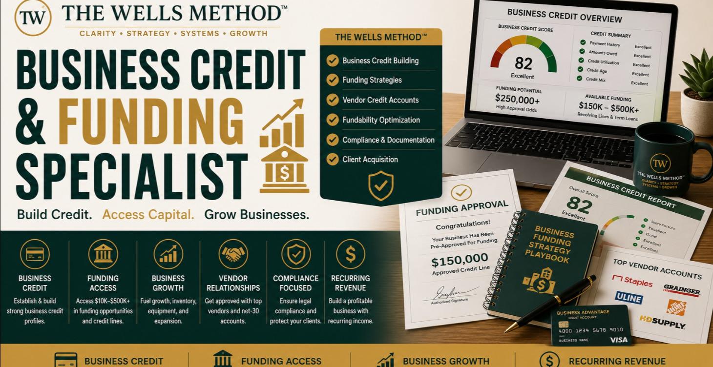 Business Credit & Funding Specialist