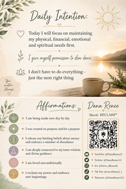 Intentions & Affirmations 