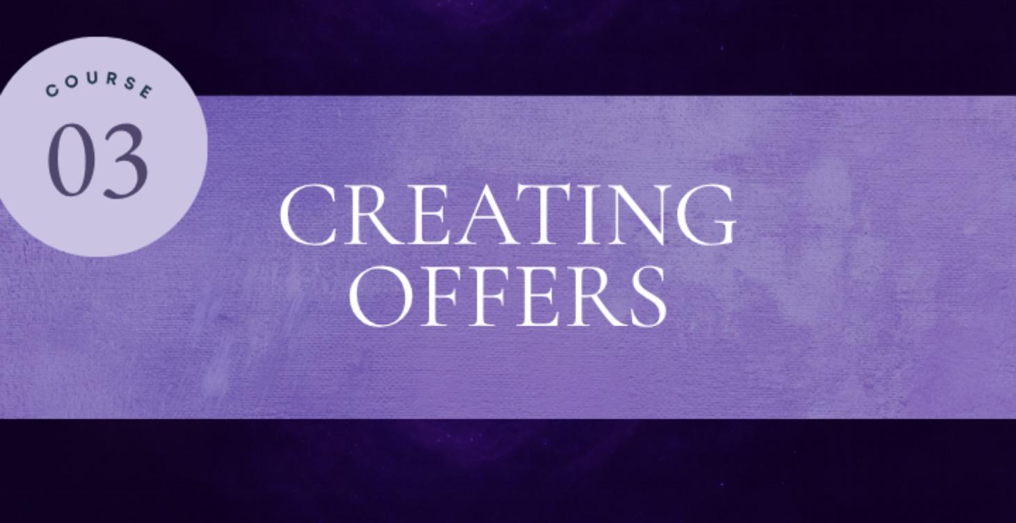 Creating Offers