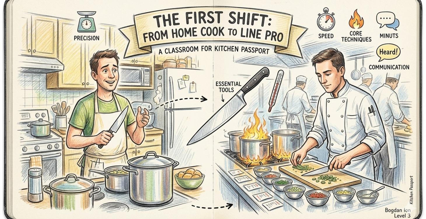From home cook to line pro