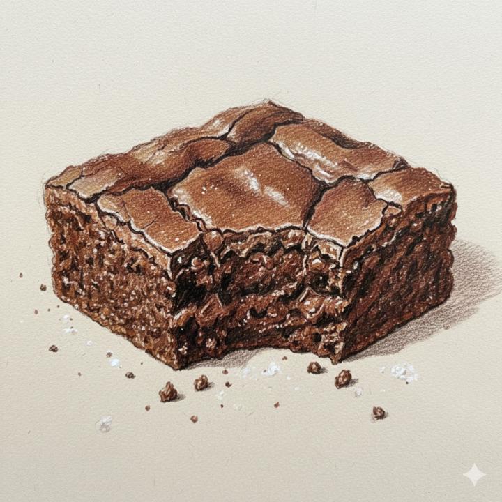 Chocolate fudge brownie