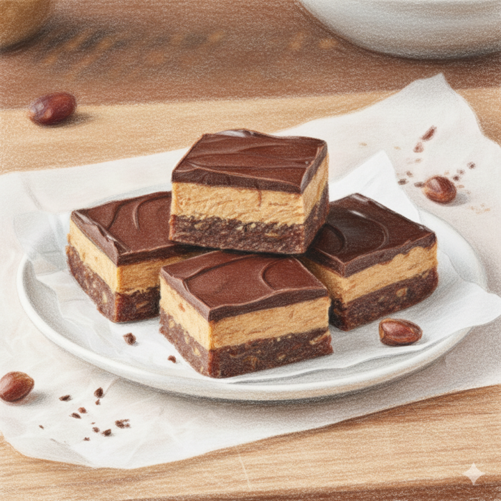 No-Bake Chocolate Peanut Butter Fudge Bites