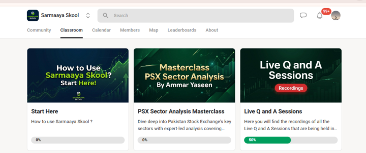 🎉 Ammar's PSX Session is now available in the Classroom!