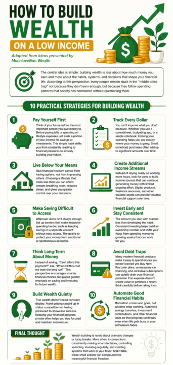How to Build Wealth on a Low Income