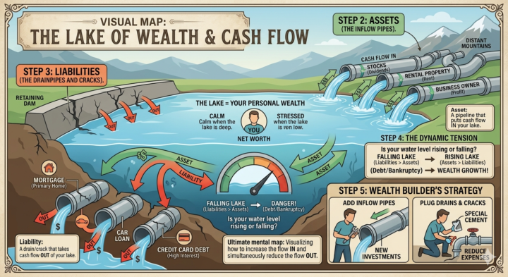 Assets fuel your freedom, Liabilities fuel your stress 😊. Build the right balance
