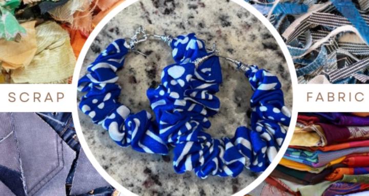 Scrap Fabric Jewelry