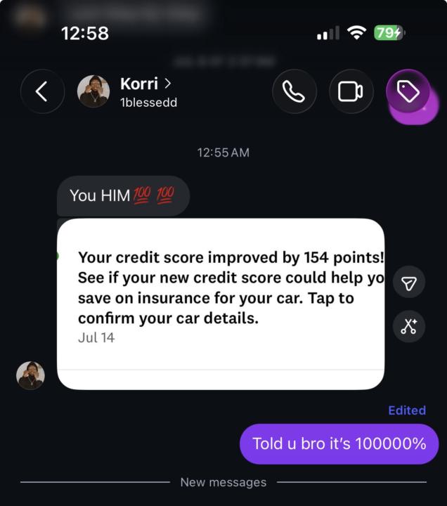 154 POINT CREDIT SCORE INCREASE