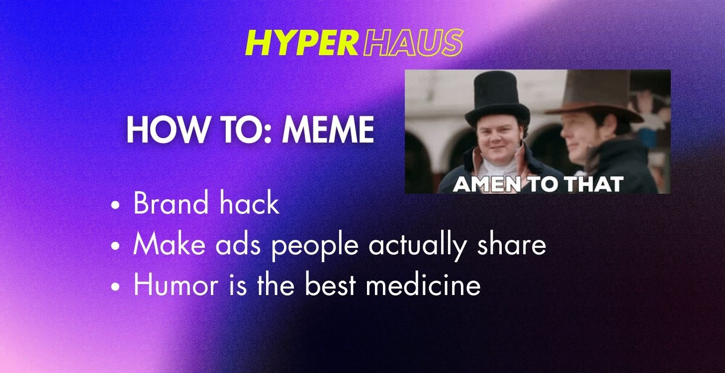 HOW TO: Meme