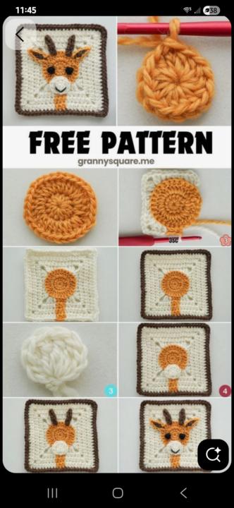 Another cute🦒FREE pattern!