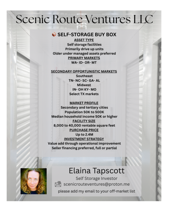 Elaina Tapscott's buy box 