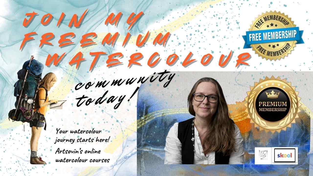 ARTSOVIN's watercolour courses