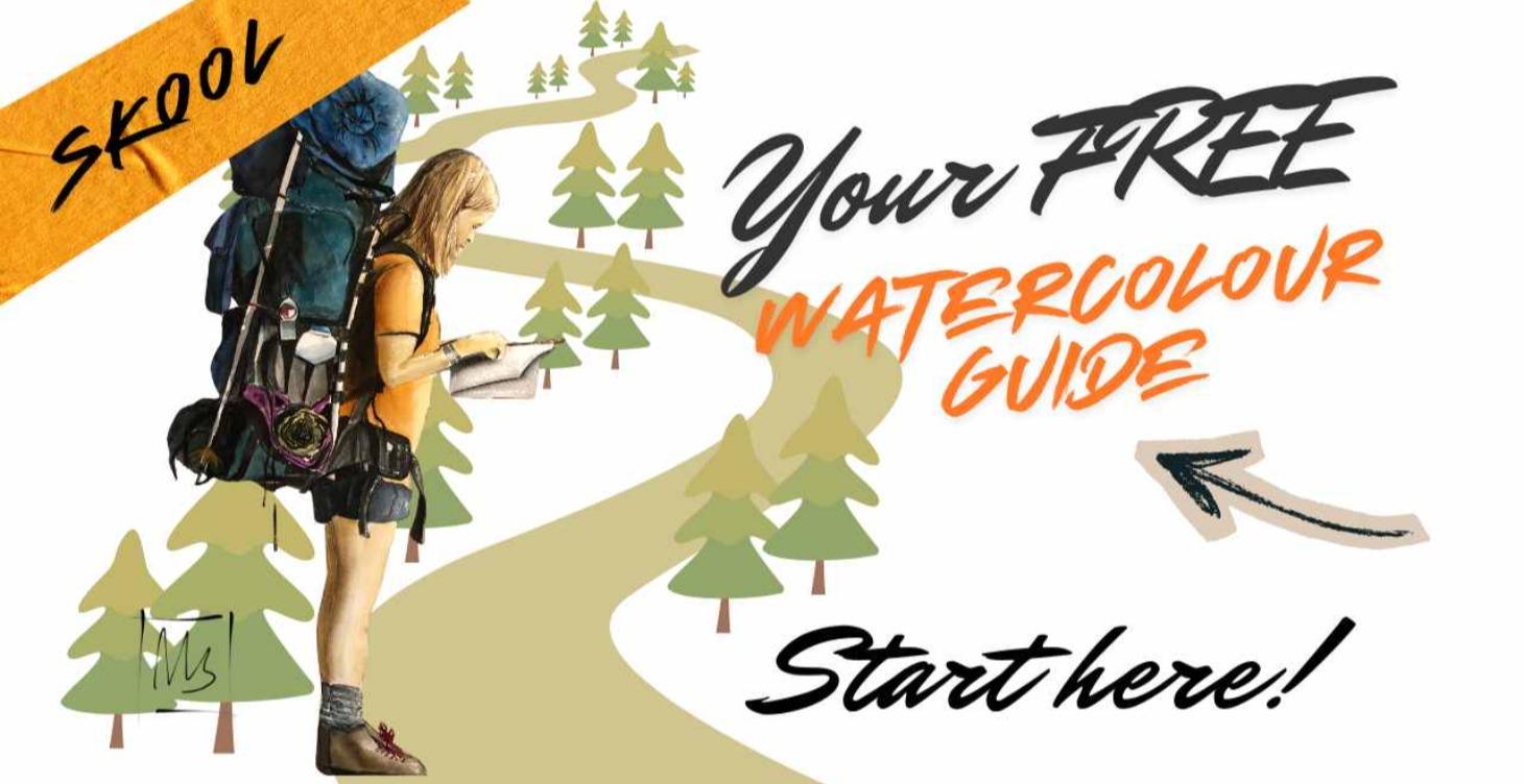 🎨 Starta din akvarellresa: Din GRATIS guide!