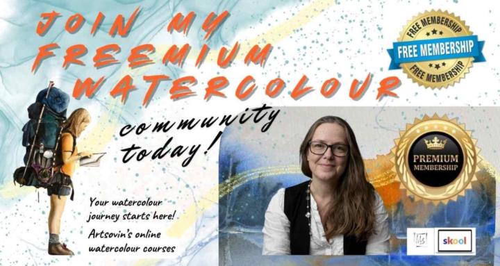ARTSOVIN's watercolour courses