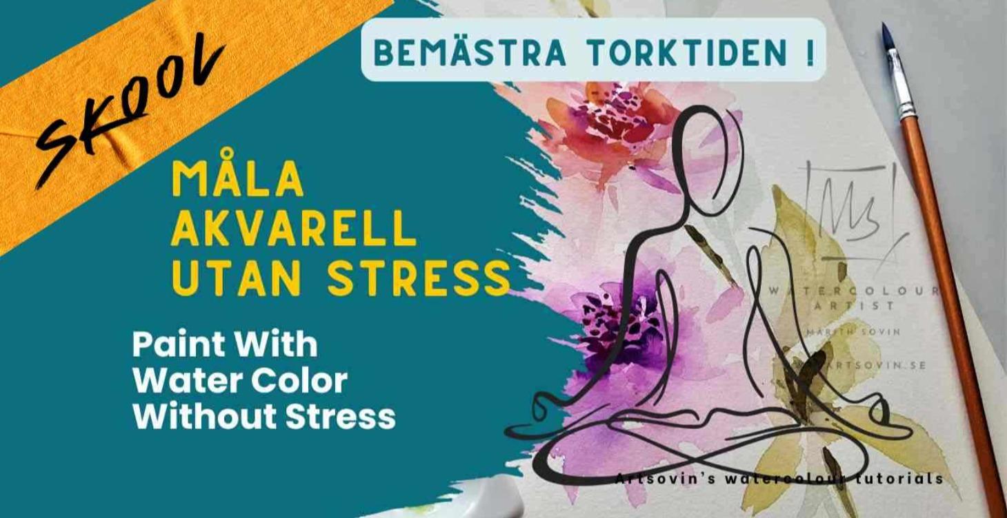 Måla akvarell utan stress