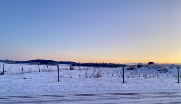 Måla ett vintermotiv ❄️🛷🌨️☃️