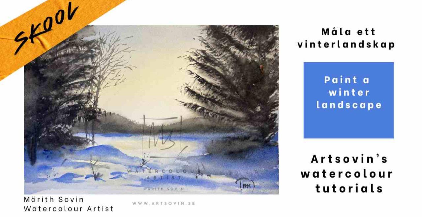 Winter landscape (5-10 min)