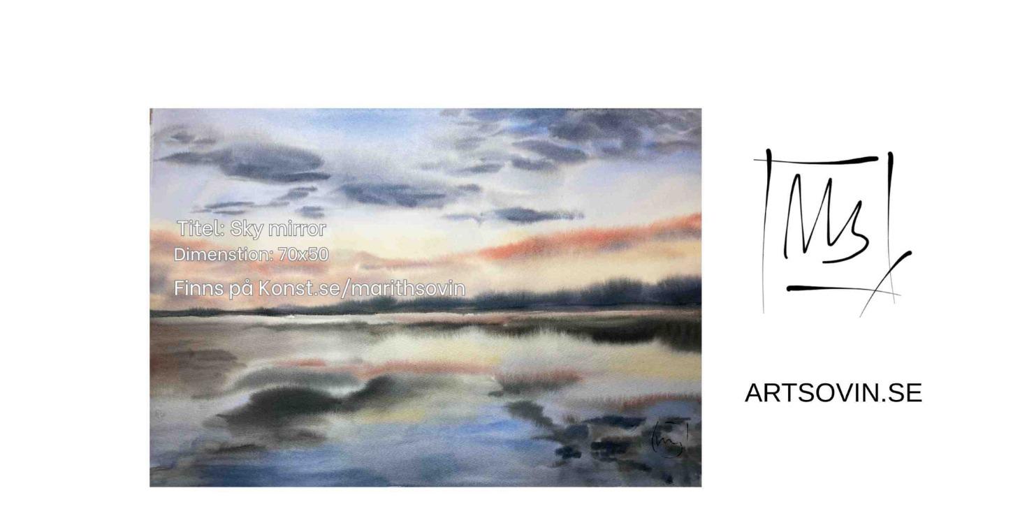 Landscape with only wet on wet technique