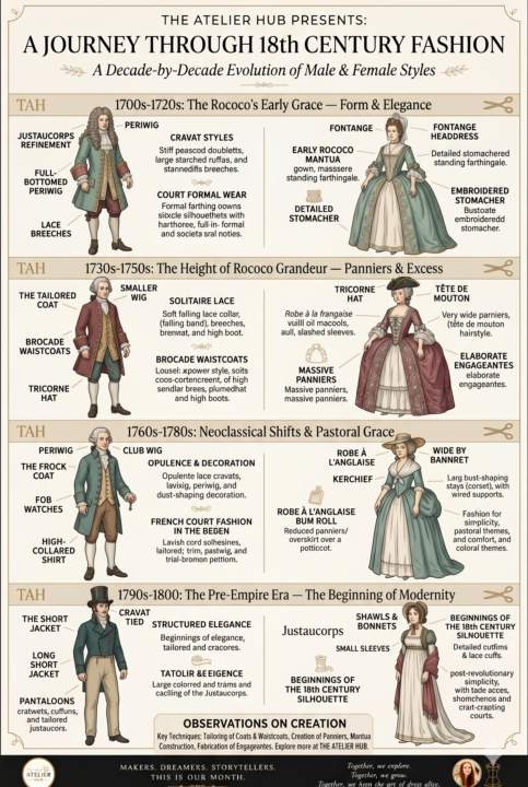 18th Century - Historical Costume Styles 👗✂️